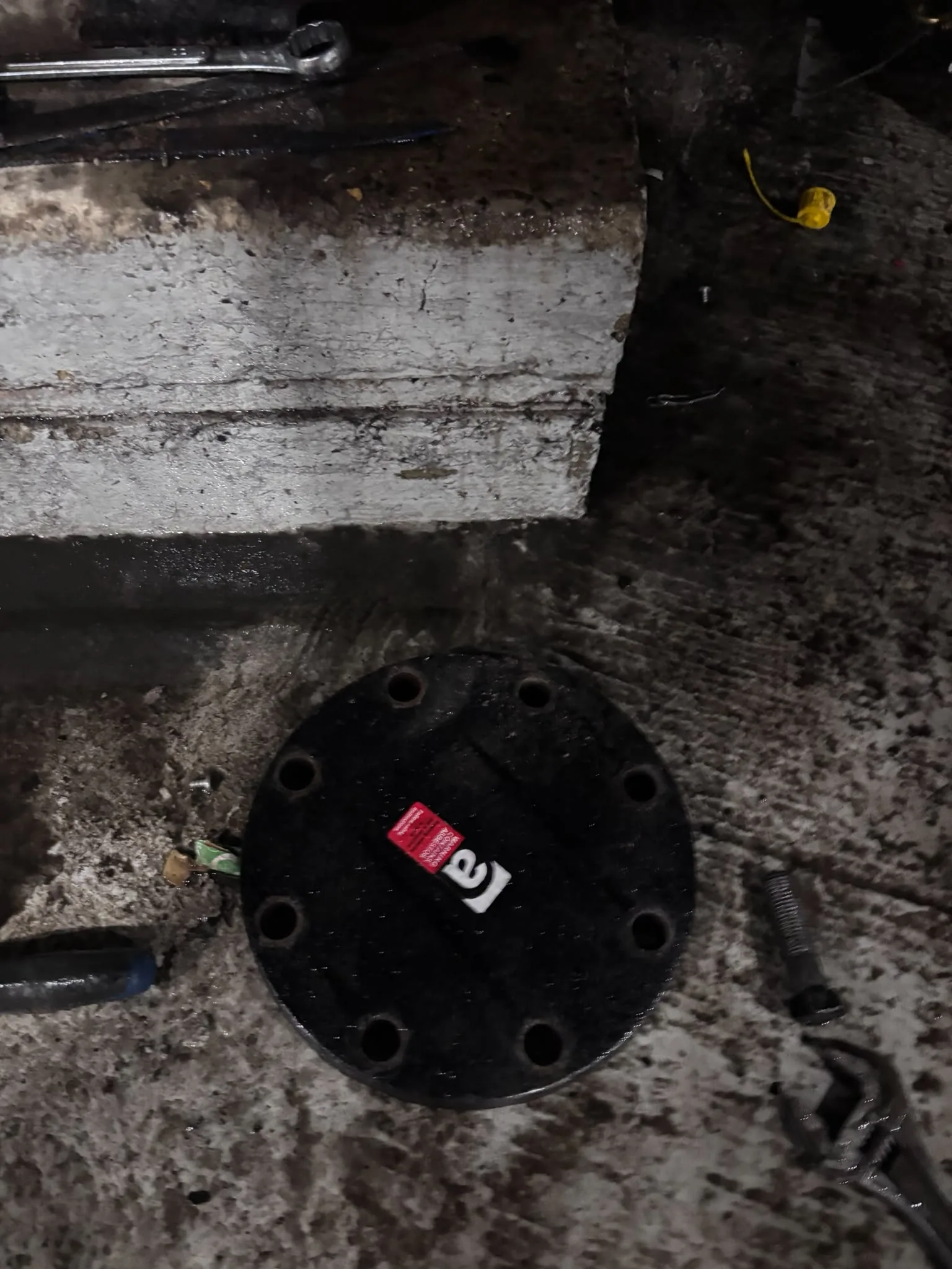 Artex scraping from a concrete ceiling during Waterloo refurbishment